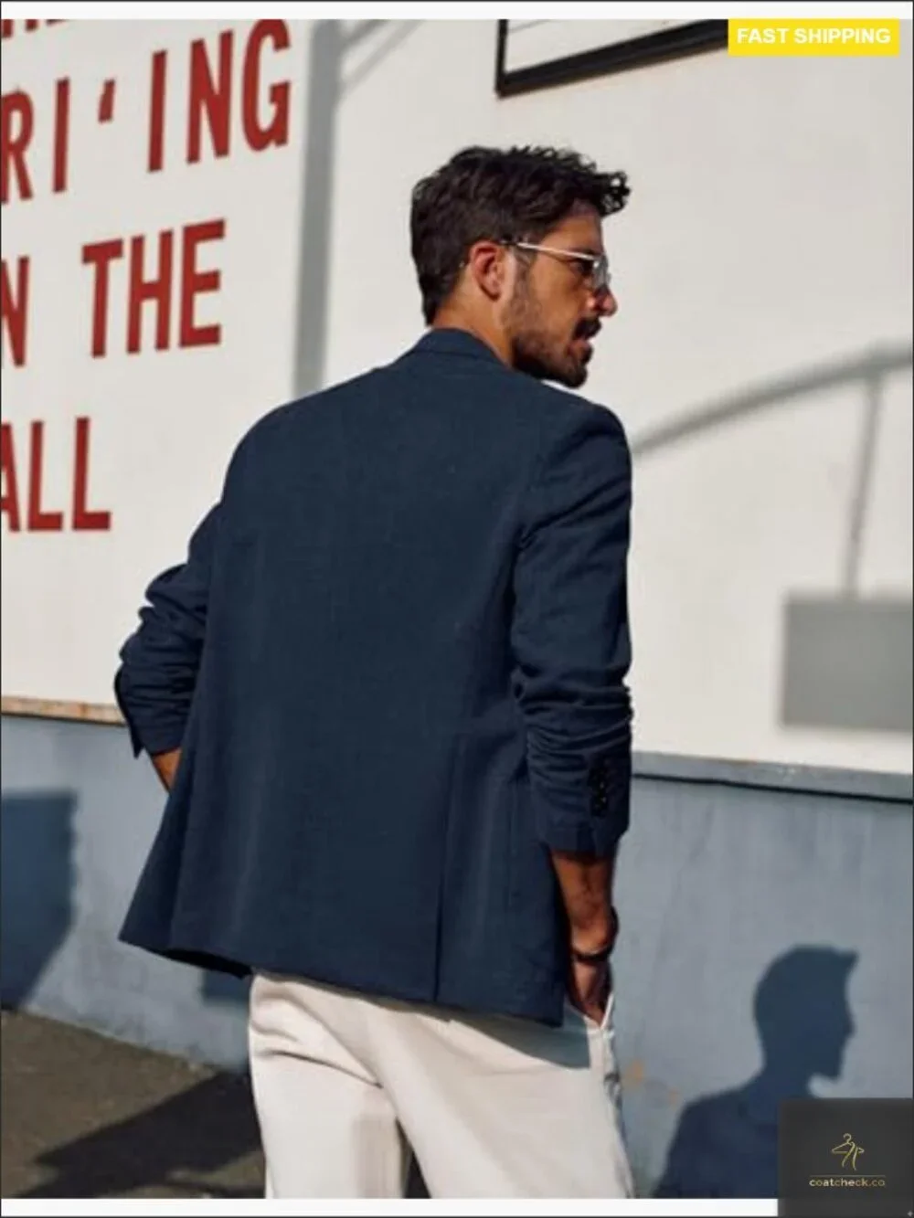 Lightweight Linen Blend Blazer Slim Fit Casual Sport Coat Modern Classic